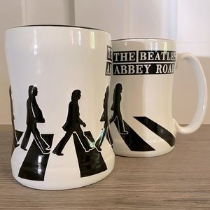 Set of 2 The Beatles Abbey Road Ceramic mug